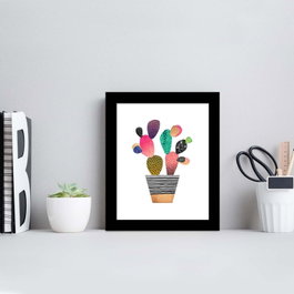 Wallity Cuadro Decorativo Enmarcado Multicolor 23 x 28 cm